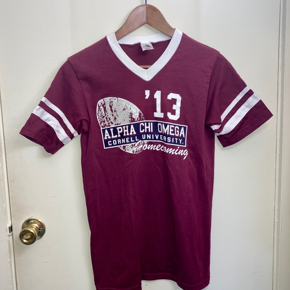 AXO Alpha Chi Omega football homecoming shirt